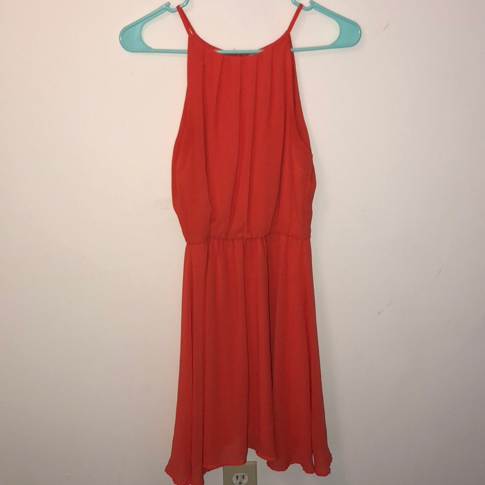 Orange sundress